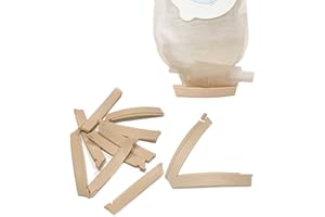 MUROCEA Universal Ostomy Bag Clip, Drainable Pouch Clamps, Tail Closure Surefit, Medical Grade (20 pcs)