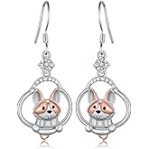 Corgi Earrings 925 Sterling Silver Corgi Gifts for Corgi Lovers Dog Earrings Jewelry Gift for Women