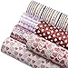 David accessories Heart Love Printed Faux Leather Sheets Chunky Glitter Fabric Crafts 6 Pcs 7.7