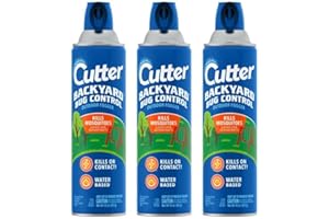 Cutter Backyard Bug Control Outdoor Fogger, Kills Mosquitoes, Fleas & Listed Ants, 16 Ounce, 3-Pack