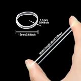 Sularpek Clear Elastic Hair Bands 1000 Pcs Tiny Soft Hair Ties 16mm view 2