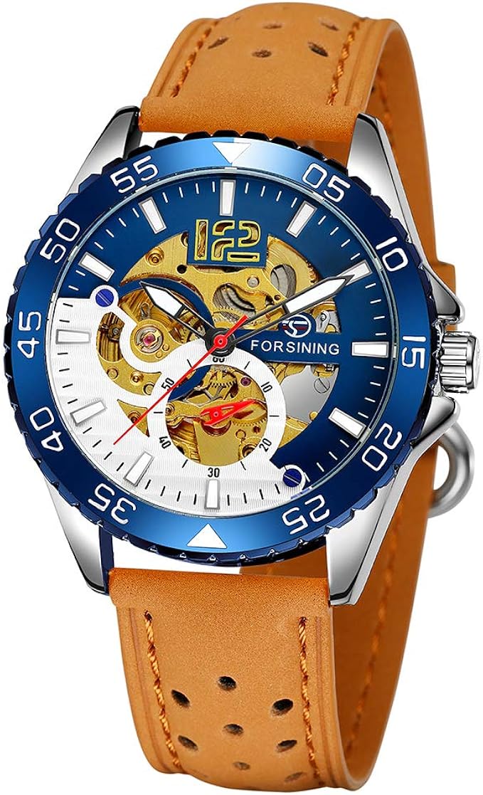 Forsing Mechanical Movement Men's Watch 3ATM Waterproof Business