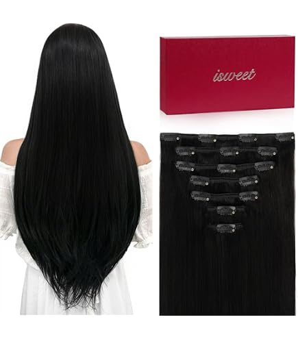 New Hair Sense 100% Human Hair Clip-In Extension 100% remi human hair 7 pcs clip-in extensions;weave  main image 3
