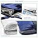 NORSENS Camping Sleeping Bags - Lightweight Compact Sleeping Bag for Adults, Kids - 3 Season Warm & Cold Weather Sleeping Bags for Hiking,Backpacking (Navy)