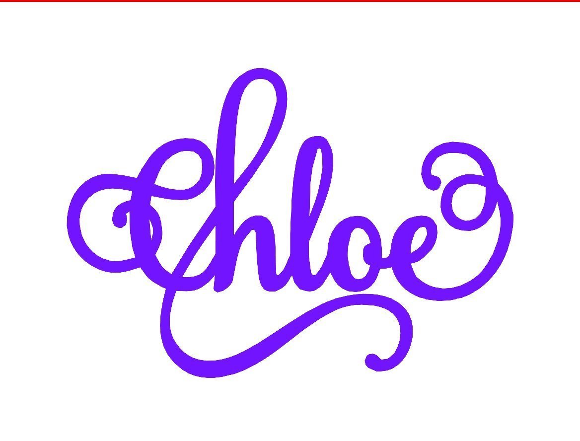 Elegant Scroll Name or Phrase Decal Sticker Personalize a Graduation Commencement Cap or Hat