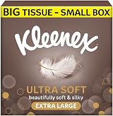 Kleenex Ultra Soft Extra Large Tissue Compact Box 44 Sheets view 1