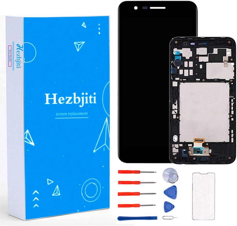 Hezbjiti Screen Touch Digitizer Replacement for LG k30 X410 / K10 2018 K10a K10+ / K11 Prime 2018 / Phoenix Plus X410AS / Premier Pro L413DL / X410CS Harmony 2 / K30 Xfinity Mobile with Frame and Tool