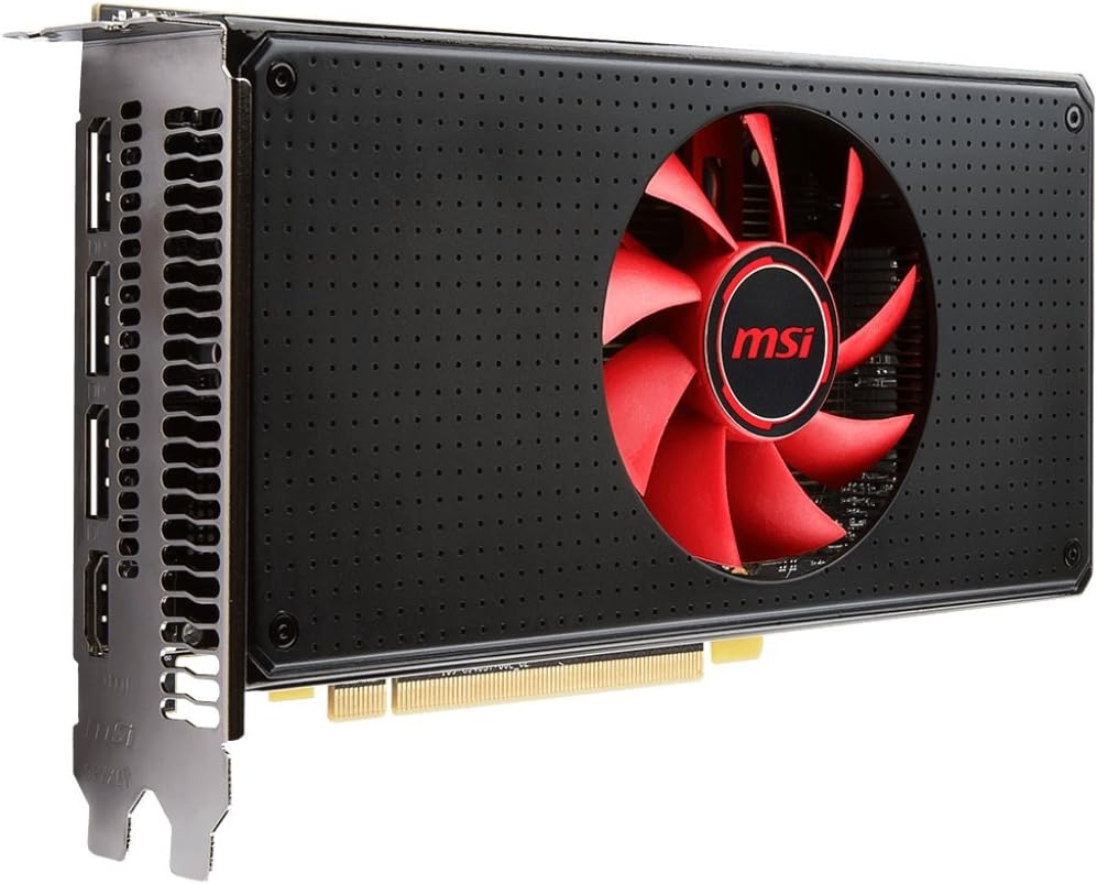 Amazon Com Msi Gaming Radeon Rx 580 256 Bit 8gb Gdrr5 Directx 12 Vr Ready Cfx Graphics Card Rx 580 8g V1 Computers Accessories