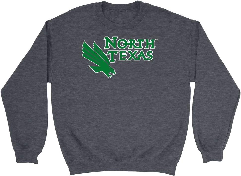 Official NCAA University of North Texas Mean Green - 1700EL11 Mens/Womens Boyfriend Sweatshirt