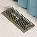 Frost King Unbreakable Heat and Air Deflector, Clear Plastic, 2 3/4” Tall, Width Adjustable 10” to 14”