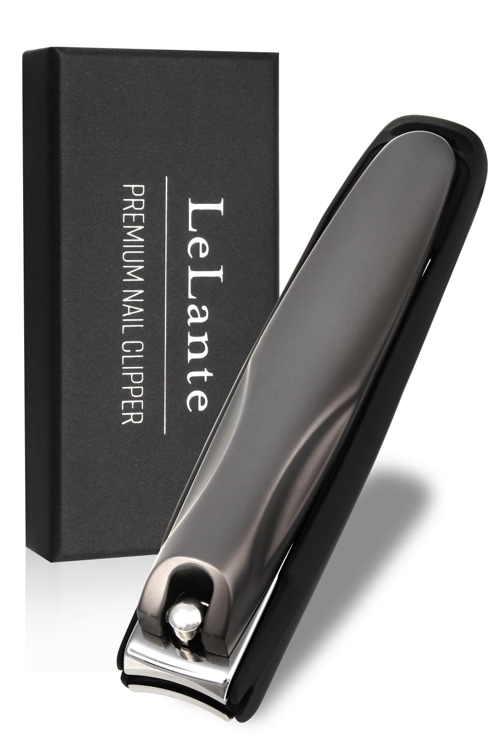 【anan掲載モデル】 LeLante 爪切り 高級 【サクッと切れるクセになる切れ心地】つめきり ガンメタプレミアムブラック商品画像