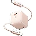 TORRAS Icenano 30W USB Charger, Low Temp & Safe, PD 3.0 & 30W Unlocks Wireless 25W Fast Charging, Designed for Magsafe Charger/Phone 16/15/16e, Desert Titanium (5.5ft USB-C Cable Included)