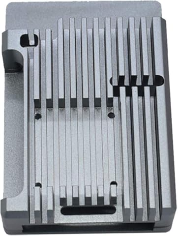 Sansella para Raspberry Pi 4B Modelo B CNC Aleación de Aluminio Carcasa Metal Armor Shell con disipadores de Calor para Raspberry Pi 4B-NO Ventiladores