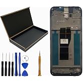 SECRETIGER LCD Screen Display Touch Digitizer Assembly Frame Replacement for BLU View 4 LCD Screen B135DL 6.1"