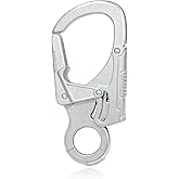 Ahiller Muscular Carabiner Hook,3.1" Alloy Thick Keychain Clip for Man, Outdoor Camping, Hiking Accessories, Key Ring