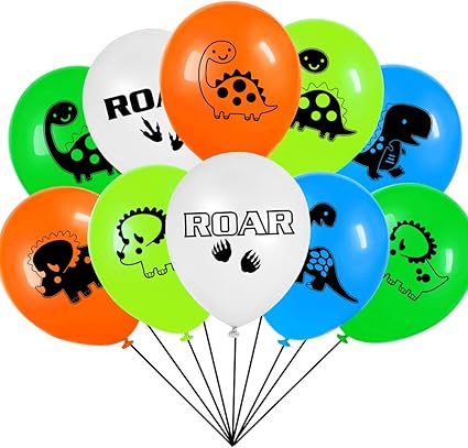 Amazon Com Dinosaur Party Balloons For Dinosaur Themed Kids