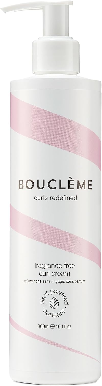 Bouclème Fragrance Free Curl Cream 300ml Defining Frizz Free Cruelty Free