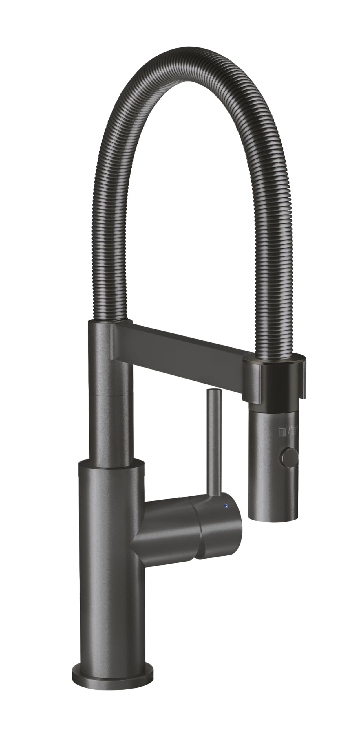 Villeroy & Boch Steel Expert Compact Küchenarmatur, Hochdruck, Wasserhahn Küche mit Umschaltfunktion und schwenkbarem Auslauf, Spültischarmatur wassersparend, Auslauf Höhe 143mm, Anthracite 4