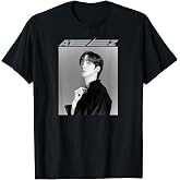 ATEEZ Official Merch Exclusive Yunho T-Shirt, Men, Black, 3X-Large