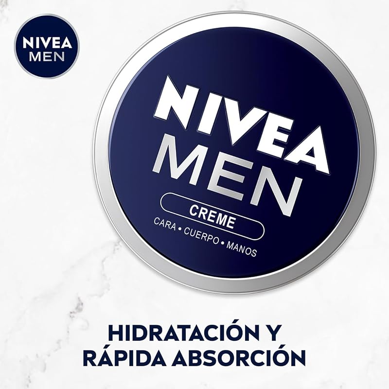 Creme (1 x 150 ml), crema para hombres, crema para cara, crema corporal hidratante, crema multiusos hidratante para el cuidado de la piel masculina