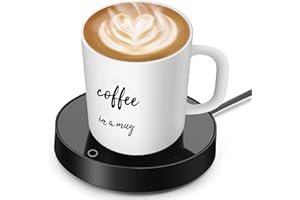 ALFAW Coffee Mug Warmer, Smart Beverage Warmer with Gravity Switch and Auto Shut Off, Electric Mug Warmer for Office Home Use, Cup Warmer Plate for Coffee, Milk, Tea, Water