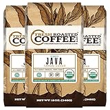 Java Taman Dadar Organic Coffee, Ground coffee, Fresh Roasted Coffee LLC. (Pack of 3)