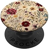 Mixed Flower Bouquet Floral Pattern Wildflowers PopSockets Adhesive PopGrip
