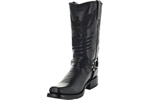 Soto Boots Men's Leather Harness Boots H50021