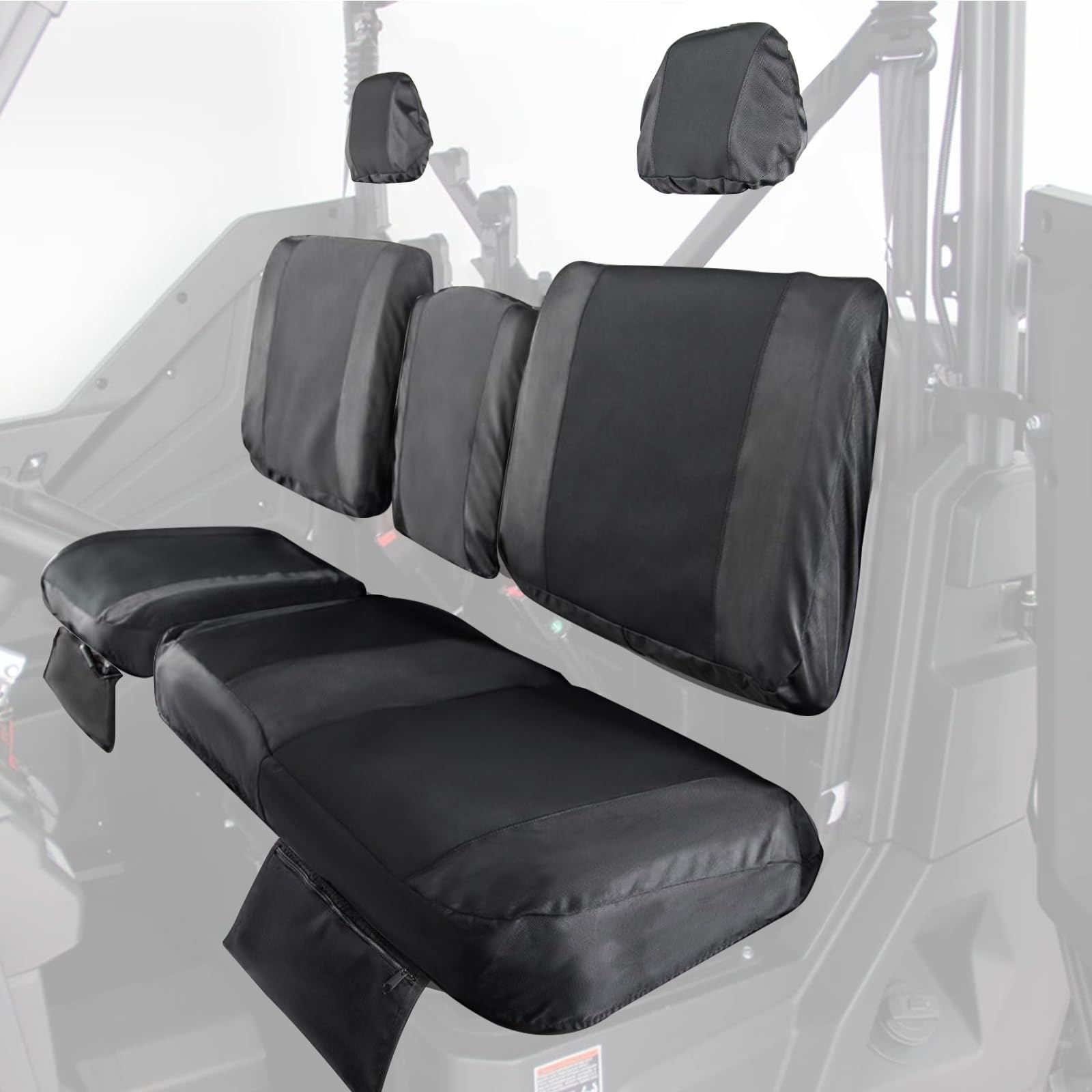 Photo 1 of smotrcc UFORCE 1000 Seat Covers with Pockets, Compatible with CFMOTO 2019-2024 UFORCE 1000, Compatible with CF Moto 2022-2024 UFORCE 1000 XL, (Front Seats Only), UTV Seat Covers Accessories