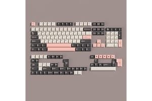 172 Keys Doubleshot Olivia Keycaps Cherry Profile Pink White Keycap Set with 7u Spacebar Fit for 61/64/877/104/108 Mechanical