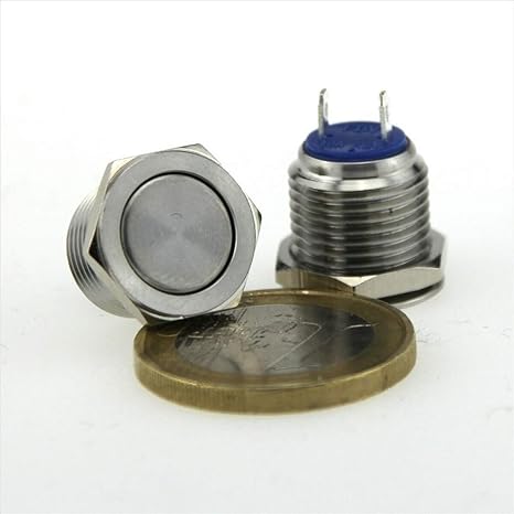 Fat Daddy Vapes Vandalen-/Klingel Druck-Taster, 10A, 7.2V, Ø12mm