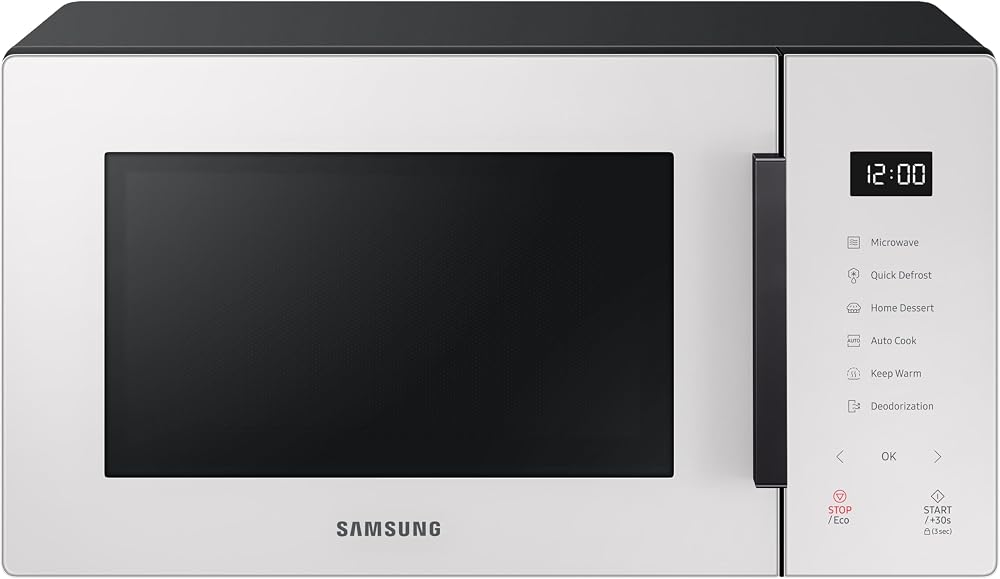 Samsung Solo BESPOKE Microwave 800W 23L Cotta White MS23T5018AE