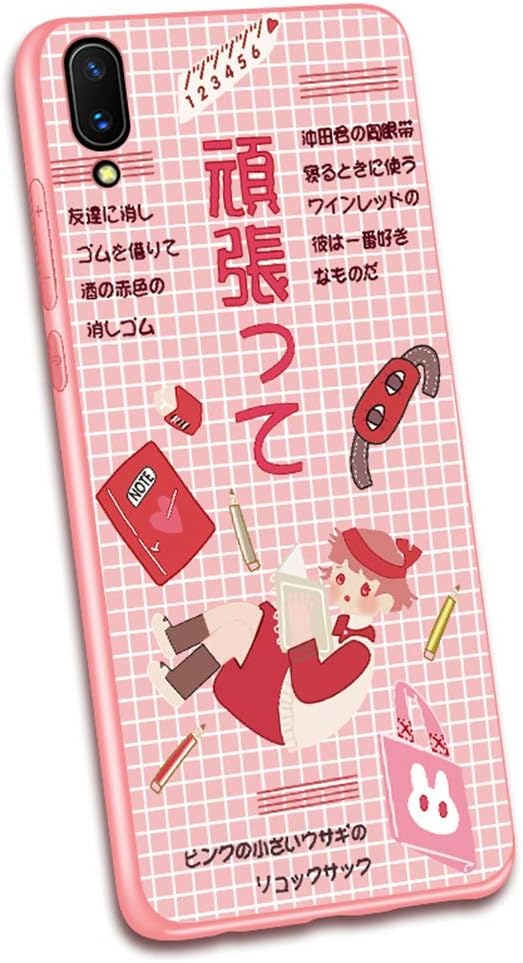 Vivo Nex S Case, Yoodi Cute Lovely Case TPU Soft Silicone Shock Absorption Case Matte Anti-Fingerprint Back Cover for Vivo Nex S 6.59" - Girl