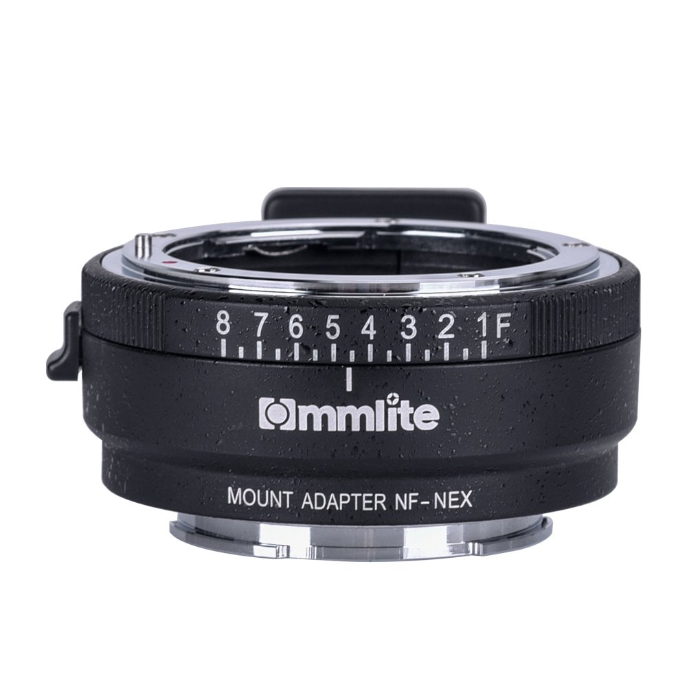 Commlite CM-NF-NEX Manual Focus Lens Mount Adapter for Nikon G,F,A,I,S,D  Lens to Sony NEX E Mount Camera Sony A7 A7R NEX-3 NEX-5 NEX-7 NEX-VG10 with  ...