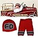 Yarra Modes Baby Photography Props Handmade Crochet Knit Fireman Caps Pants Photo Costume Prop (0-12 Month)