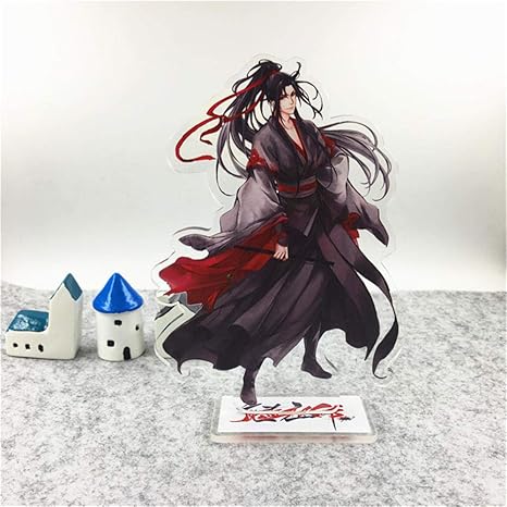 Amazon Co Jp チェンqinglingマジックマスター家長wei Ying Wei Wuxian Lan Wangji Lan Zhanスターアニメアクリル透明ヒューマノイドトーテム15cm Q ホーム キッチン