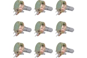 OSOLADY 30 Sets B100K Long Shaft Audio Potentiometers Guitar Volume Tone Control Taper Pots for Electric