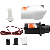 SEAFLO 12V Quiet-Flush Marine Toilet Flush Pump - Replaces Jabsco Quiet Flush Heads (37045-0092, 37045-1092, 37245-0092, &amp; 37245-1092) &amp; SEAFLO (SFMTE1-03-R, SFMTE1-04-R, SFMTE1-03, &amp; SFMTE1-04)