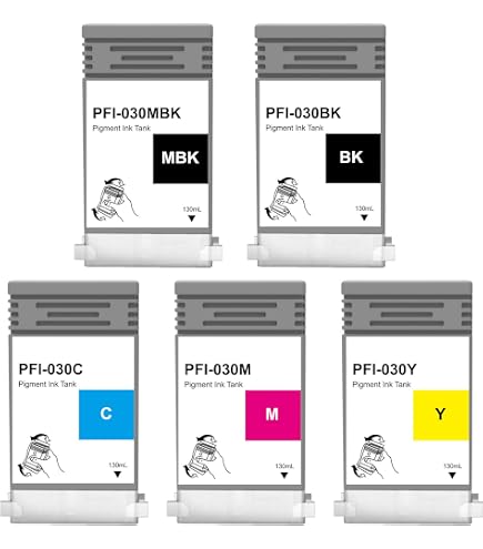 Amazon.com: Canon PFI-1300 330ml Pigment Ink Tank KIt for Select