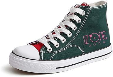 hi top canvas trainers