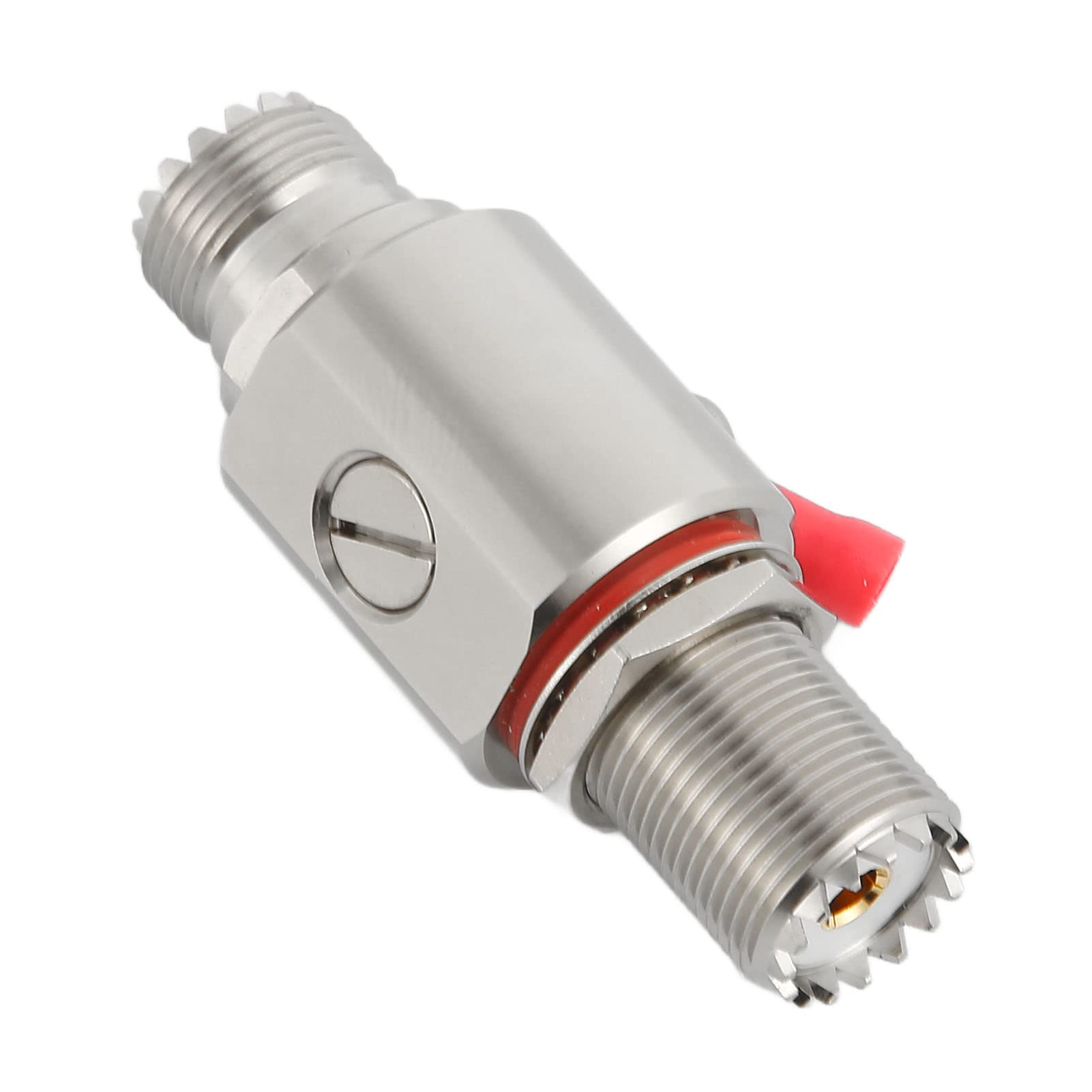 Leapiture Lightning Arrester Professional UHF Coaxial Lightning Surge Protector Female To Female Adapter for CB Radio HAM Radio Gear 2 Way Base Stations RFiotasy