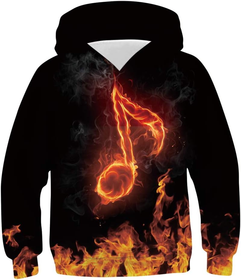 Boys Girls Hoodie 3D Print Pullover Sweatshirts Hooded Jumpers 4-16Y