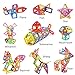 MIBOTE 110 PCS Magnetic Building Blocks Educational STEM Toys Imagination Magnet Tiles Toddler Building Blocks Set for Kids - All of Them are Strong Magnets