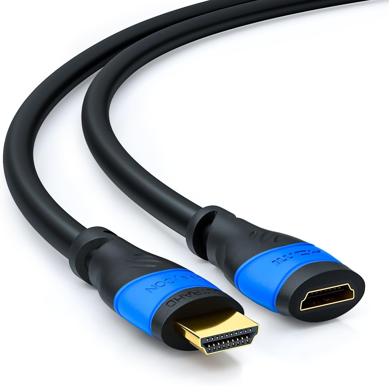 deleyCON 1m HDMI Verlängerung - Kompatibel zu HDMI: Amazon.de: Elektronik