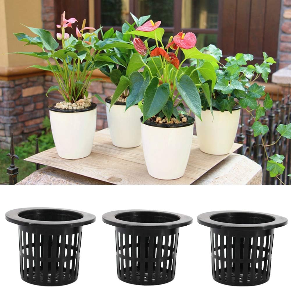 thumbnail image 2 of Net Cups 10 Pack - 2 Inch Mesh Net Pots For Hydroponics, Aeroponics, And Plant Growing Tower Garden Supplies 2 of 13
