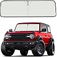 Moricere Upgrade Windshield Sun Shade for Ford Bronco 2021-2023, Foldable Windshield Sun Visor Blocks UV Rays