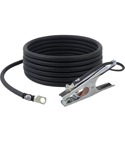 Miller Electric 195458 GROUND CABLE W/CLAMP, 10FT, TWECO ADAPTERS