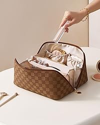 EACHY Travel Makeup Bag, Large Capacity Cosmetic