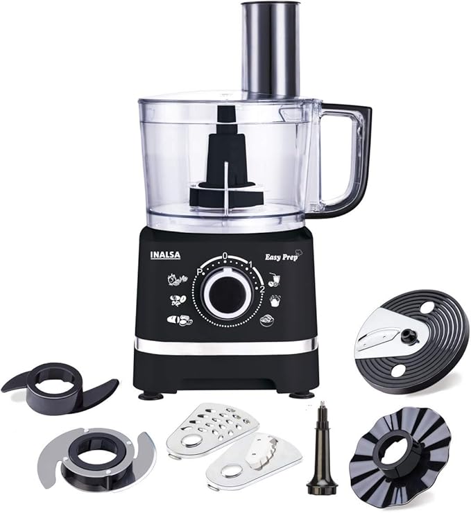 Inalsa Food Processor Easy Prep800W with Processing Bowl & 7