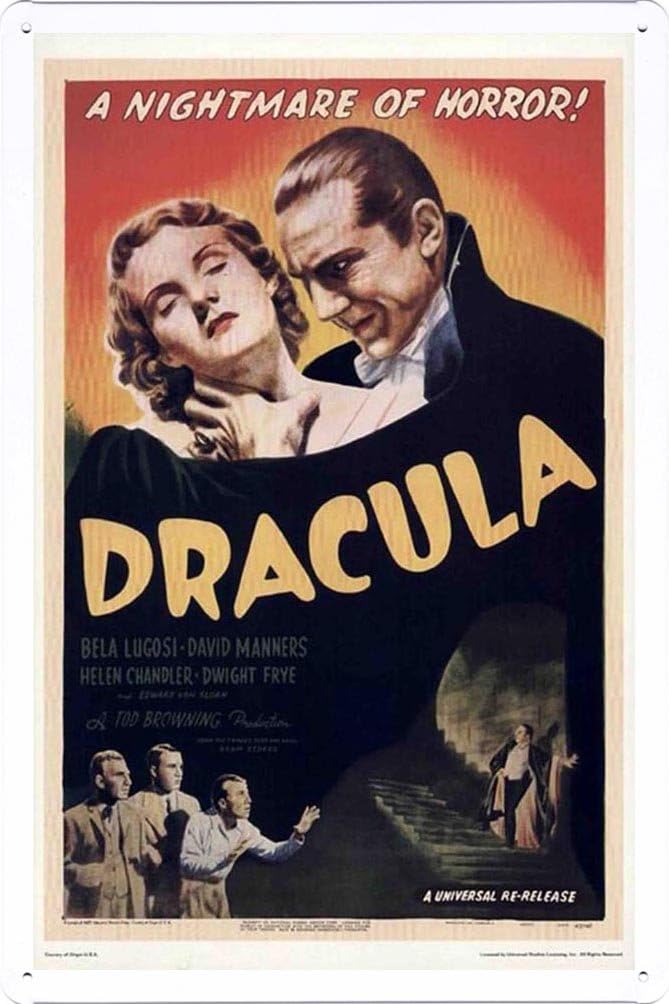 Movie Poster Home Theater Decor Metal Tin Sign Wall Art by Masterpiece Collection 2030cm (OIL-MFA0545)
